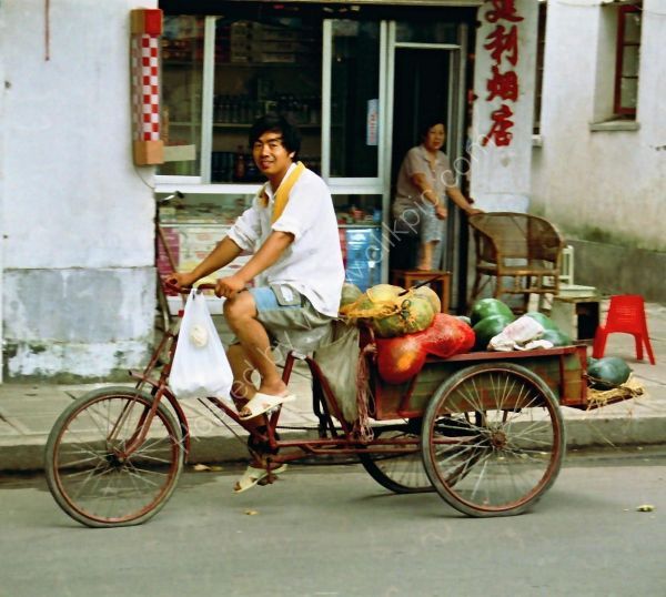 Chinese Cyclist, Suzhou Old Town